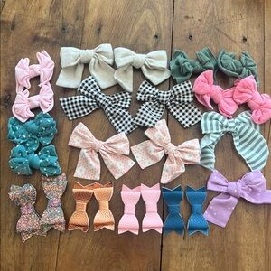 Baby Bling Bows Assorted Bow Hair Clips Set